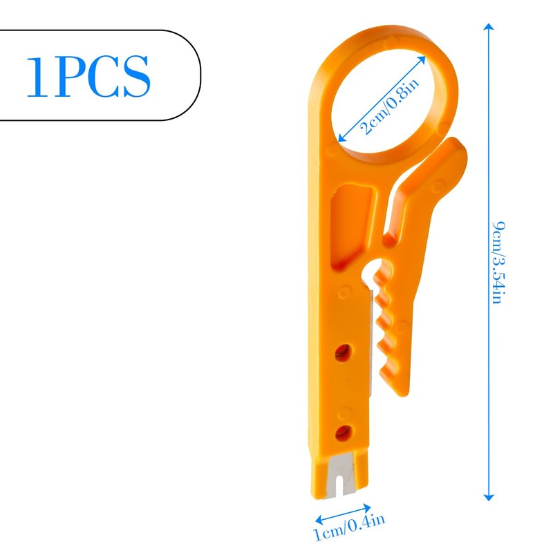 GLADFRESIT Cable Stripper Tool, Portable Mini Wire Strippers Beater Multifunctional