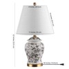 JONATHAN Y JYL3005C Penelope 22" Chinoiserie Classic LED Table Lamp