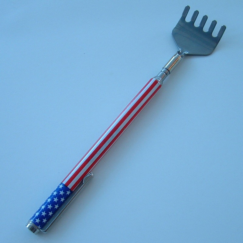 Mr. Sales American Flag Telescoping / Telescopic Metal Back Scratcher