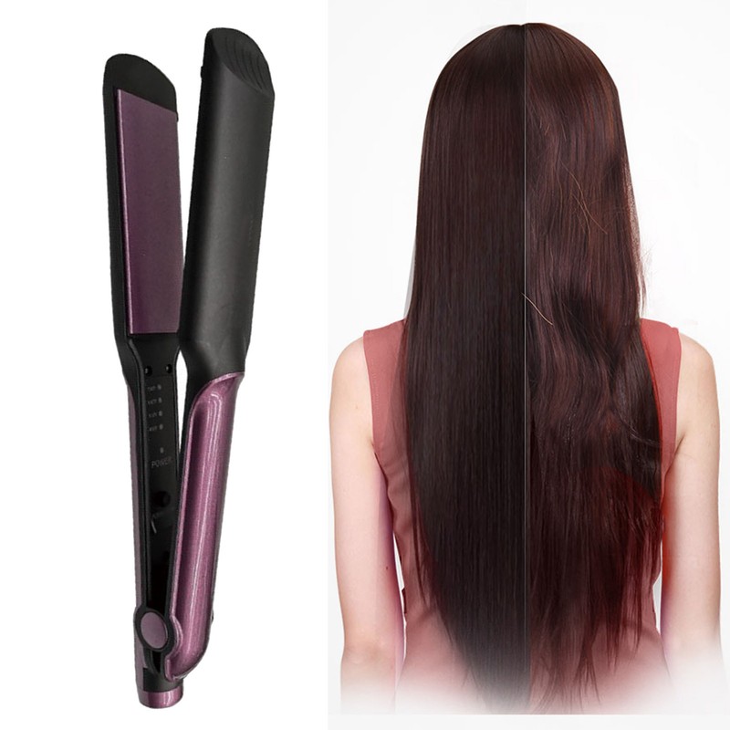 Hair Straightener Iron Electronic Ceramics 3D Professional Hair Straightening Flat