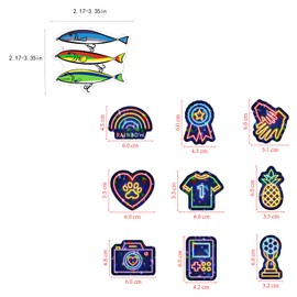 LYINGUO 120 PCS Funny Warning Signs Stickers,Hardhat Sticker for Toolbox Helmet (A)