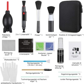 Zacro Camera Cleaning Kit, Cleaning Cloths for Cameras