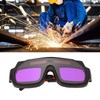 Auto Darkening Welding Goggle with Clear Lenses, Fast Dimming, and