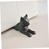 STOBOK Cast Iron Cat Shape Door Stopper Heavy Duty Wedge