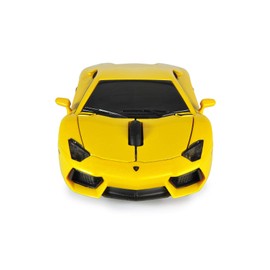 Wireless Computer Mouse - Computer Accessories - Yellow Wirelesss Mouse, Sport's Car Design with LED Lights - Style# L95901