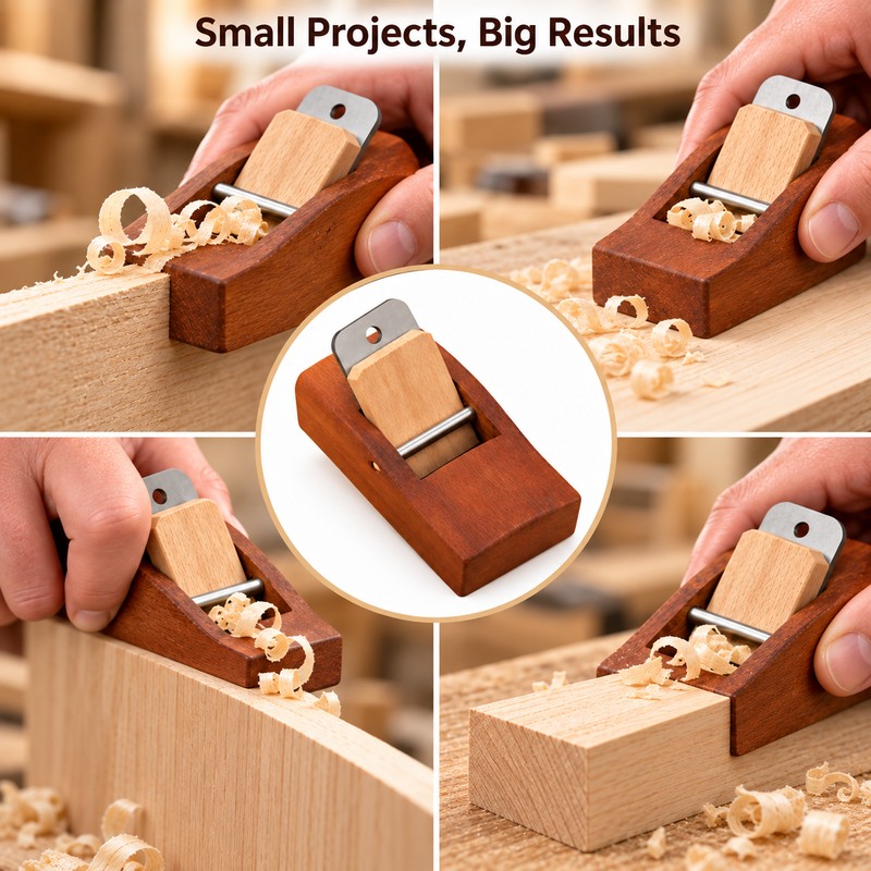 Mini Woodworking Hand Planer – Compact Wood Plane with Carbon