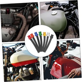 ZYHSLZ 7 Piezas Tapón de Gasolina para Moto, Accesorios para Cuatrimoto, Manguera para Gas Motocicleta, Manguera de Ventilación, Compatible con Atv y Motocicletas (Multicolor)