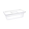 Vogue U233 Polycarbonate 1/3 Gastronorm Container, Clear, 100 mm Length,