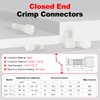 AIRIC Closed End Crimp Connectors 16-14 AWG 100 Pcs Wire
