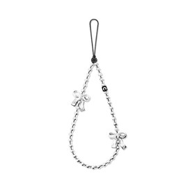 CASETiFY - Abalorio de teléfono con manos libres, corazón, perla, lazo, estrella, marino/azucar, fruta, cupido, gomitas dulces, Plástico, No es una piedra preciosa