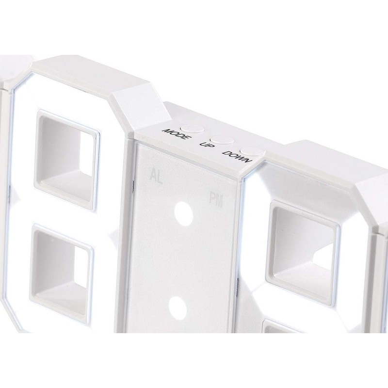 Lunartec watch: Large LED Desk and Wall Clock 7 Segment
