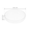 Healvian 10 ciotole in plastica Petri con coperchio, 100 mm,
