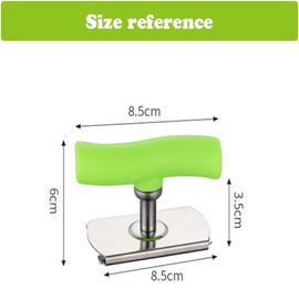 Effortless Arthritis Jar Opener, Adjustable Jar Opener, Can Opener Seniors, Jar Opener Screw Lid Opener for Family, Picnic, Business (Green)