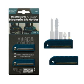 StealthMounts Blue Makita Magnetic Bit Holder | Drill Bit Organiser | Perfect Bit Holder for Maktia Drills and Impacts (2 Pack)