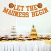 Let the Madness Begin Banner - Basketball Party Decor, Basketball