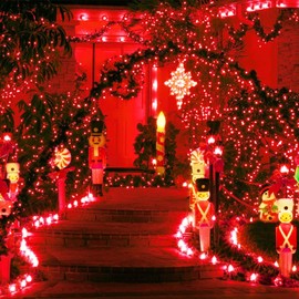 39FT 100 LED Christmas String Lights Outdoor/Indoor, Memory Function & 8 Modes, Waterproof Fairy String Lights for Xmas Tree Holiday Party Garden