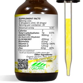 Healing Drops Quercetin Drops Liquid Quercetin Immune Support Benefits by Healing Drops