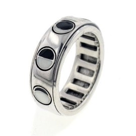 Sterling Silver Lunar Phases of the Moon Spinning Spin Band Ring Size 8(Sizes 4,5,6,7,8,9,10,11,12,13,14,15)