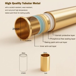 KaKaBB Gold Clothing Rack, Freestanding Coat Rack with Metal Shelves and Natural Marble Base, Small Clothes Stand Organizer for Bedroom, Entryway, Apartment (Gold, 19.7")