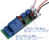 DC12V 0-120mins Adjustable Cycle Times Switch Module, Delay On/Off Timer