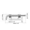 sourcing map Spring Latch, 2.2 Inch Right-Handed Stainless Steel 304