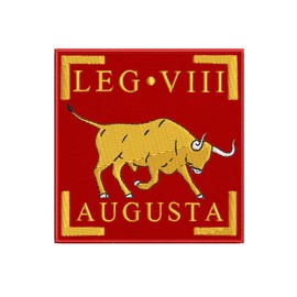 Leg VIII Augusta Ancient Warriors Legendary Roman Legions Embroidered Premium Patch DIY Iron-on or Sew-on Decorative Badge Emblem Vacation Souvenir Travel Gear Clothes Appliques