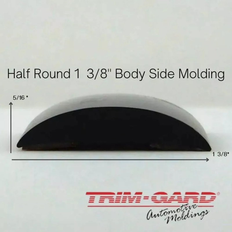 Trim-Gard 1 3/8" X 20' All Black Body-Side Molding (1402HG-20)