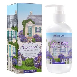 ROMIIE ZOI Loción Diaria Para Manos Y Cuerpo Con Manteca De Karité Hidratante - Lavanda Y Romero - 236 Ml / 8 Onzas Líquidas