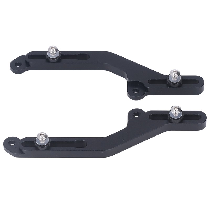 1 Pair Black Motorcycle Windscreen Adjuster Aluminium Windshield Bracket Replacement