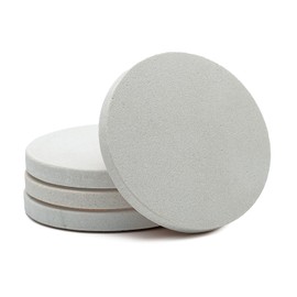Thirstystone Natural Sandstone Coaster with Protective Cork Backing 4 Pack Eco-Friendly, Absorbent, Easily Wipes Clean