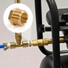 Brass Reducer, 1/4 Inch Male Thread x 1/8 Inch Female