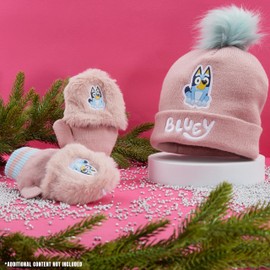 BlueY Girls Winter Accessory Set (Pink), pink