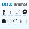 Replacement for Delta Classic 13 Series Single-Function Trim Kit, T13020-BL