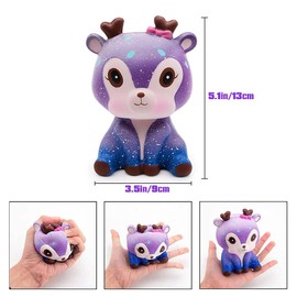 JUNLEE Squishy Toys Set of 4 Stress Toy Squishy Set Squishies Party Gifts Autism Anxiety for Children Girls Boys Adults