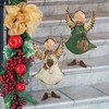 Christmas Decorations - Blanche the Holiday Helper Metal Xmas Angel