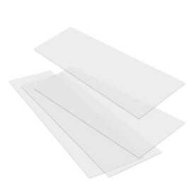 RESILIA Closet Shelf Liner for Wire Shelving – Pack of 4, 16" Wide x 4' Long Heavy Duty Waterproof Liners, Clear PVC Covers for Kitchen Pantry, Bathroom Closet, & Cabinet Storage, Made in The USA