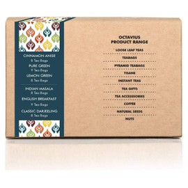 Octavius, Assorted Tea Sampler Gift Set (6 Flavors, 100 Tea Bags) | Black & Green Tea Sampler Pack | Tea Gift Set | Pack of 2