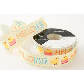 Hello Easter Ribbon 25mm x 1 Metre