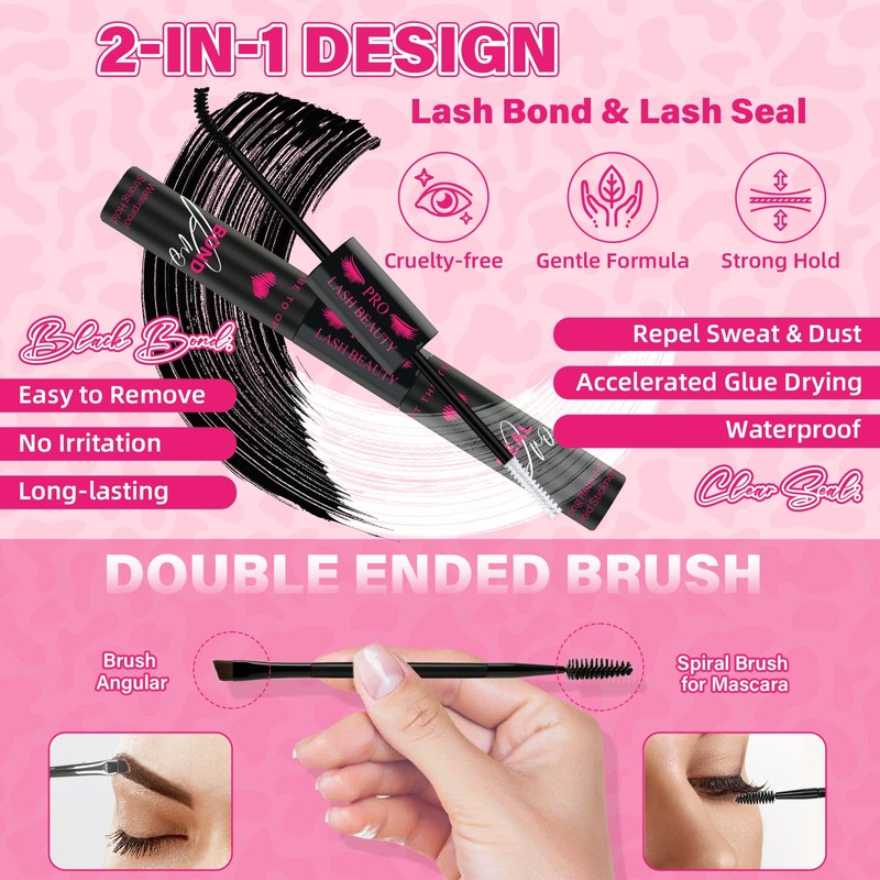 Lash Clusters Kit 3D Style Eyelash Clusters Kit with Lash