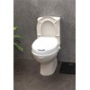 Aidapt Aidapt Raised Toilet Seat with Elevation, Sturdy Comfortable Construction,
