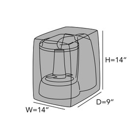 Covermates Keepsakes – Mixer Cover – Dust Protection - Stain Resistant - Washable – Appliance Cover, Cream