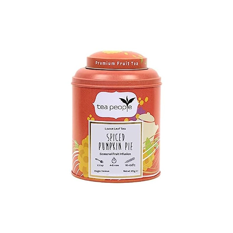 Tea People Spiced Pumpkin Pie - 125g Tin caddy