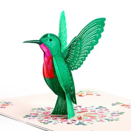Lovepop Mother's Day Pop-Up Card for Her - 3D Greeting Cards for Mom, Wife, Women - Sweetest Mom - 5" x 7 Hummingbird Card - Blank Notecard & Envelope Included