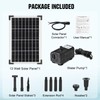 ECO-WORTHY Solar Water Fountain Pump Kit 216 GPH Flow 13W