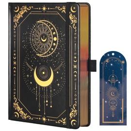 TIEFOSSI Ruled Journal for Men and Women Hardback A5 Ruled College Notebook 316 Numbered Pages for Writing Daily Journal for Work School Notes