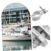 Parliky 2pcs Stainless Steel Bimini Jaw Slide Clamp Grade Tube