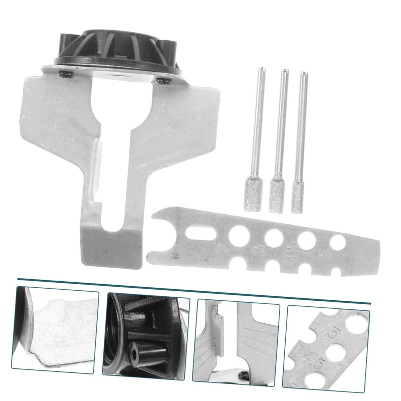 KONTONTY Electric Chainsaw Sharpener Grinding Stone File Attachment Kit for