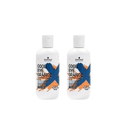 Schwarzkopf Goodbye Orange Color Shampoo, 10.1 fl oz (310 ml) x 2 Sets
