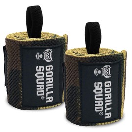 GORILLA SQUAD Wrist Wrap 60cm 24 inches 【Even with heavy weight, your wrist won't wobble】 Wrist Support Muscle Training Wrist Protection Firm Camouflage