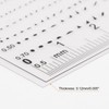 HARFINGTON High Precision SEC Size Estimation Chart 8cm 0.2mm Transparency